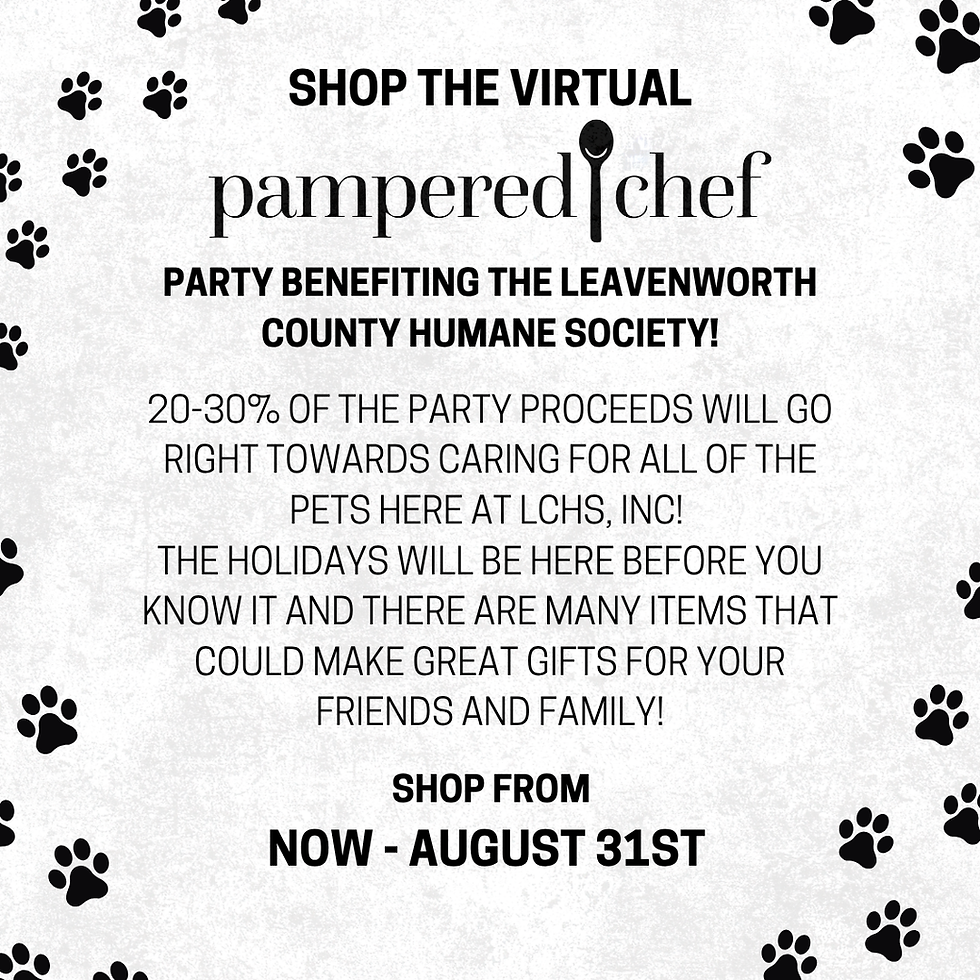 Virtual Pampered Chef Party Fundraiser for LCHS, Inc.