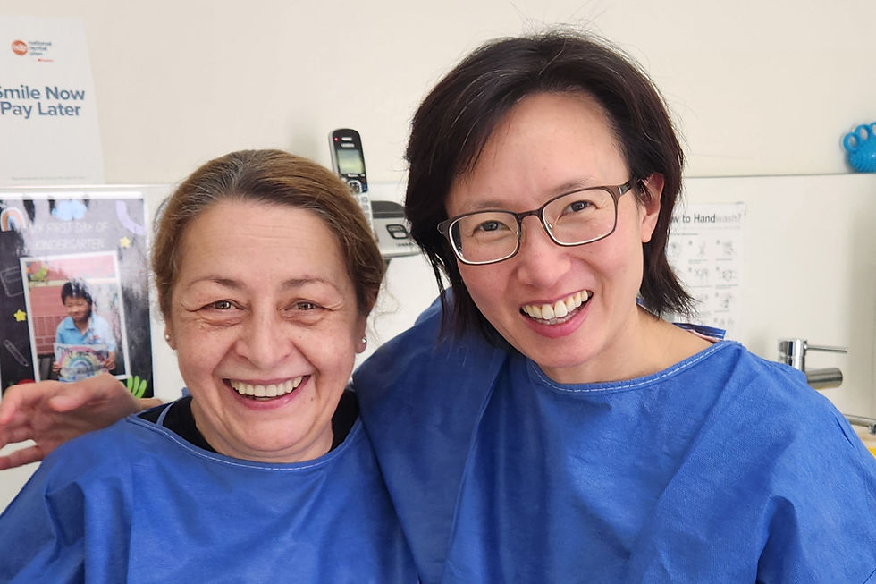 Dr Janice Lau and Ellie -Bright on Bay Dental