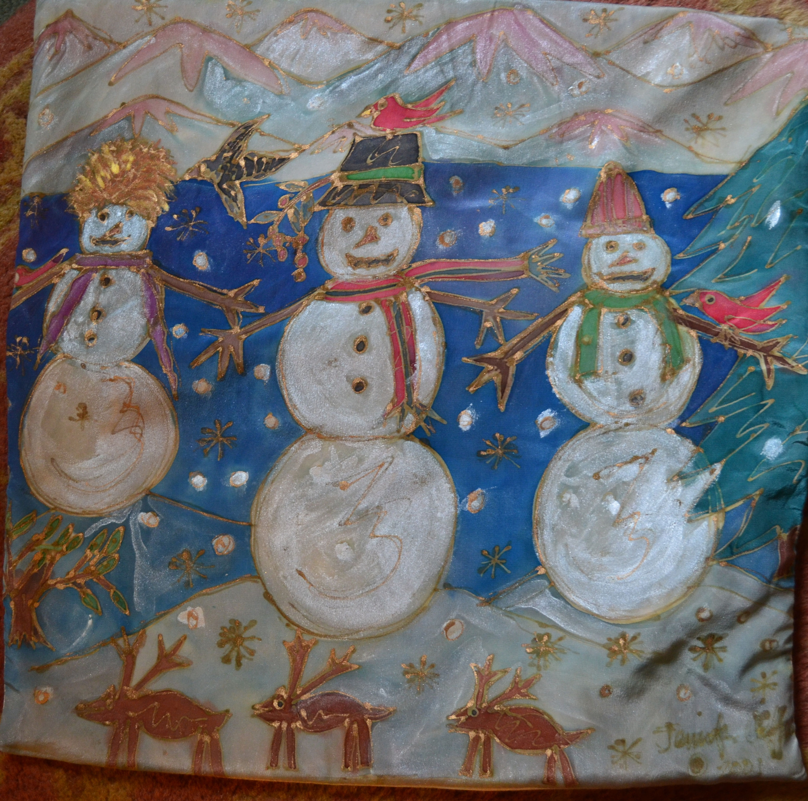 Snowman 1 16x16