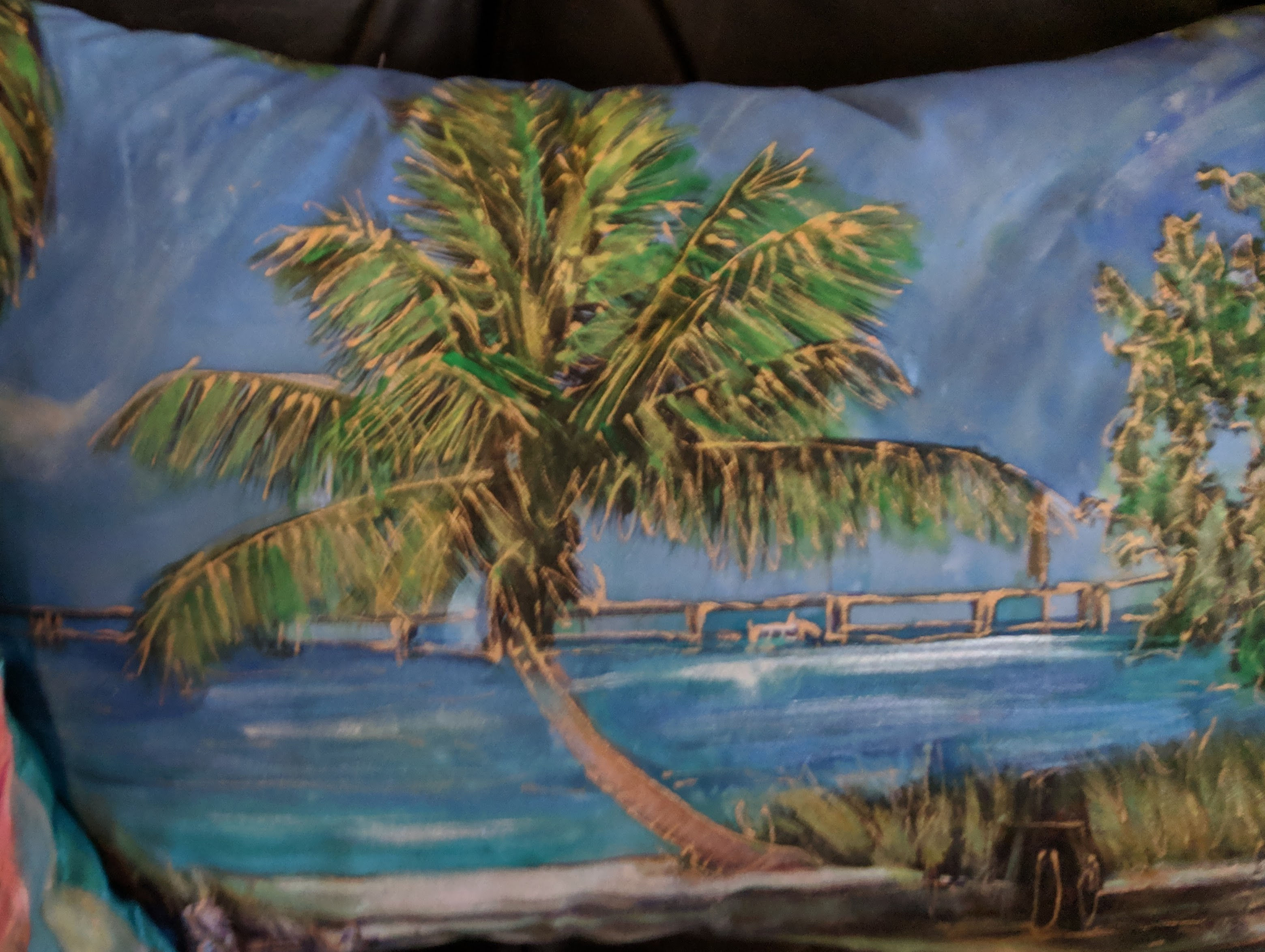 Beach with Palm Tree