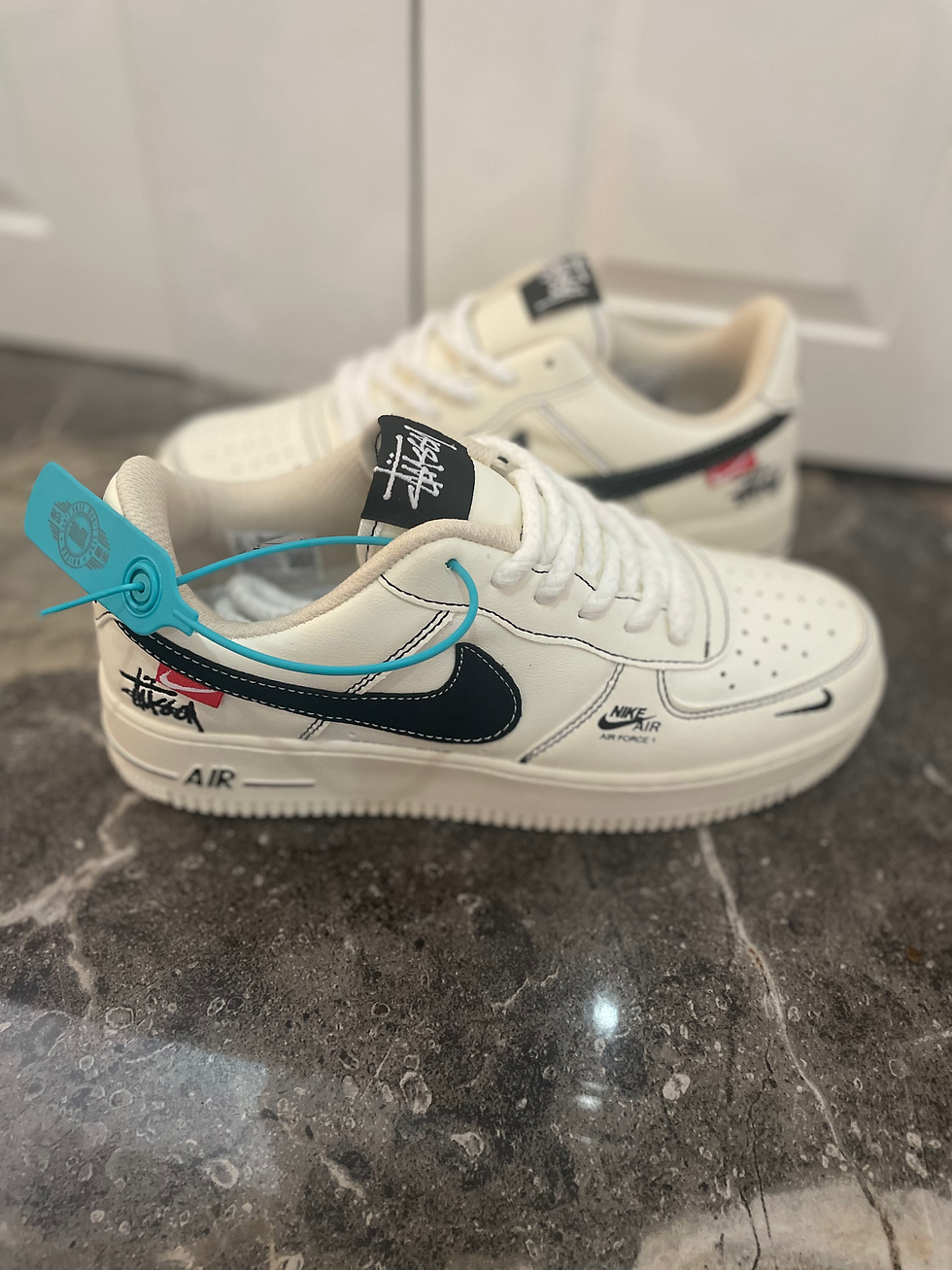 Thumbnail: Air force 1 Low Stussy White