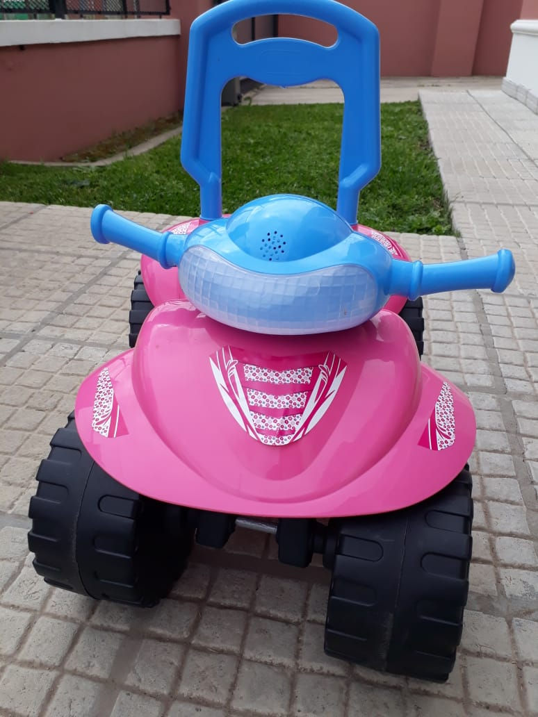 Miniatura: Cuatriciclo Andarin Pata Pata Unibike Kuma Kids 2 En 1 Rosa