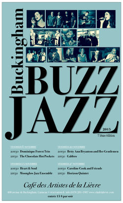 Buckingham Jazz Buzz 2015 affiche