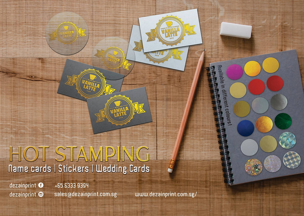 Hot stamp Mock up