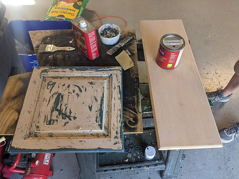 paint removal on cabinet doors