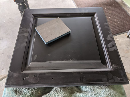sanding cabinet door primer