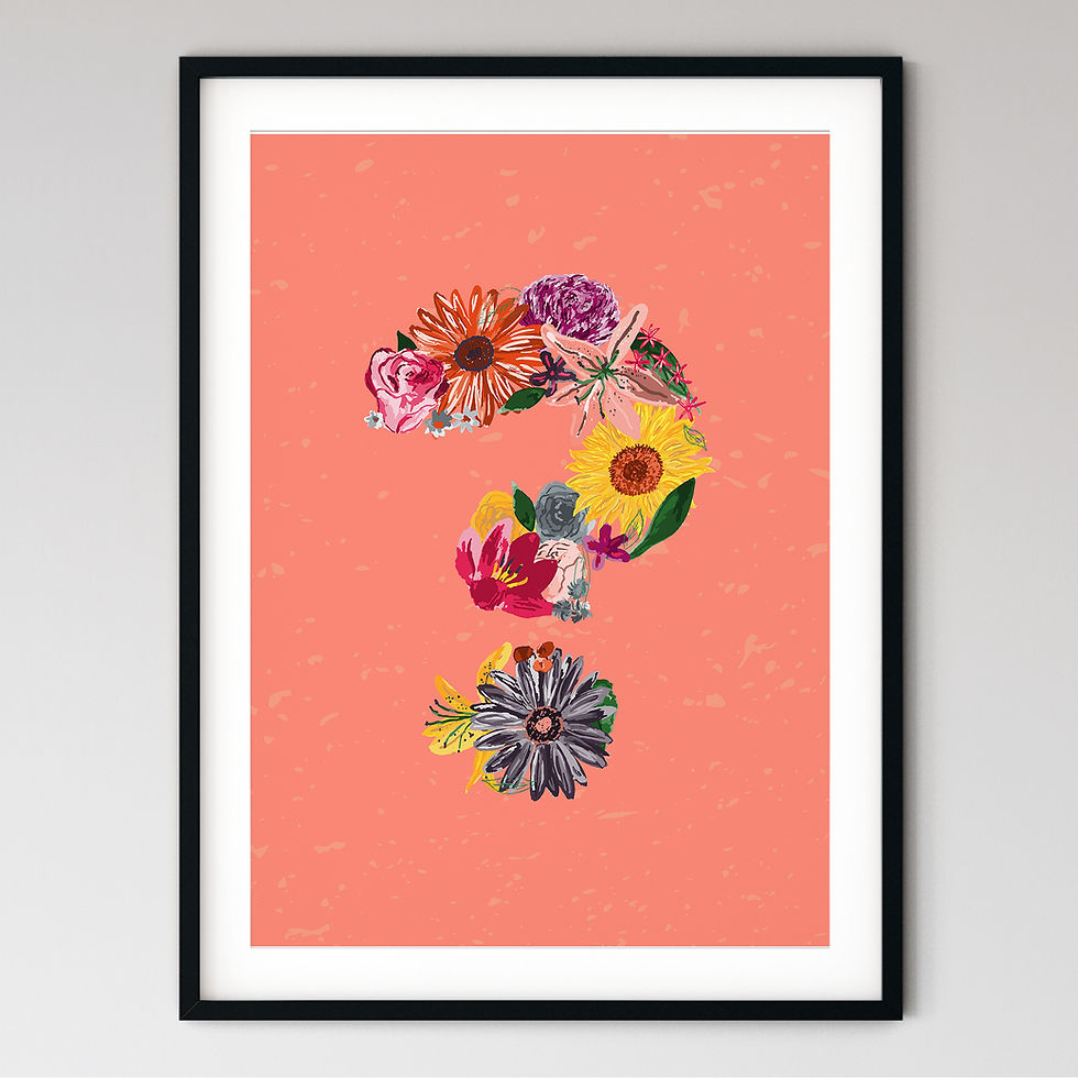 Thumbnail: '?' Art Print