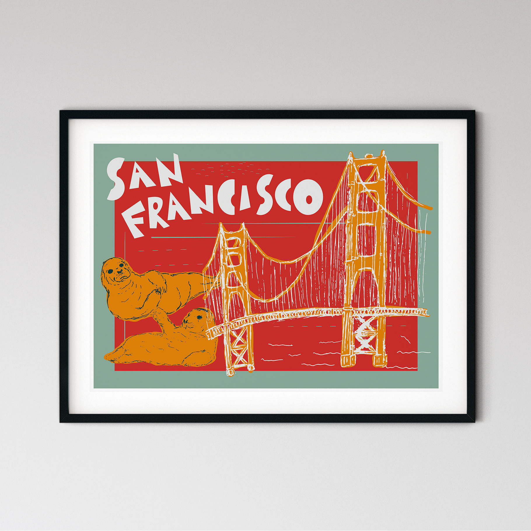 San Francisco Art Print