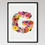 Thumbnail: 'G' Art Print
