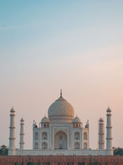 Taj Mahal at sunrise
