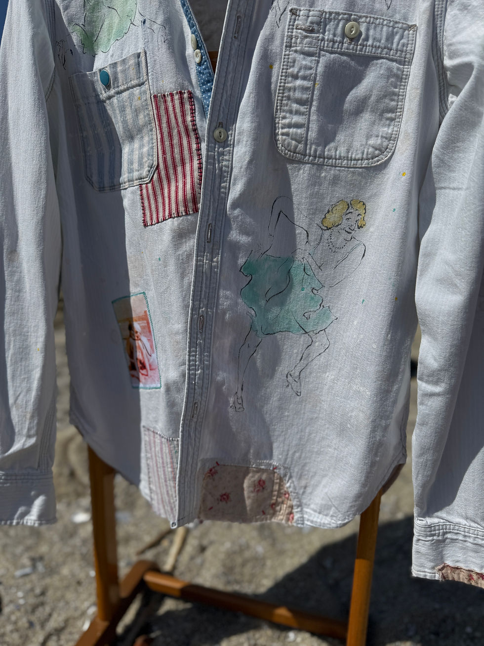 Thumbnail: Contemporary textile collage garment