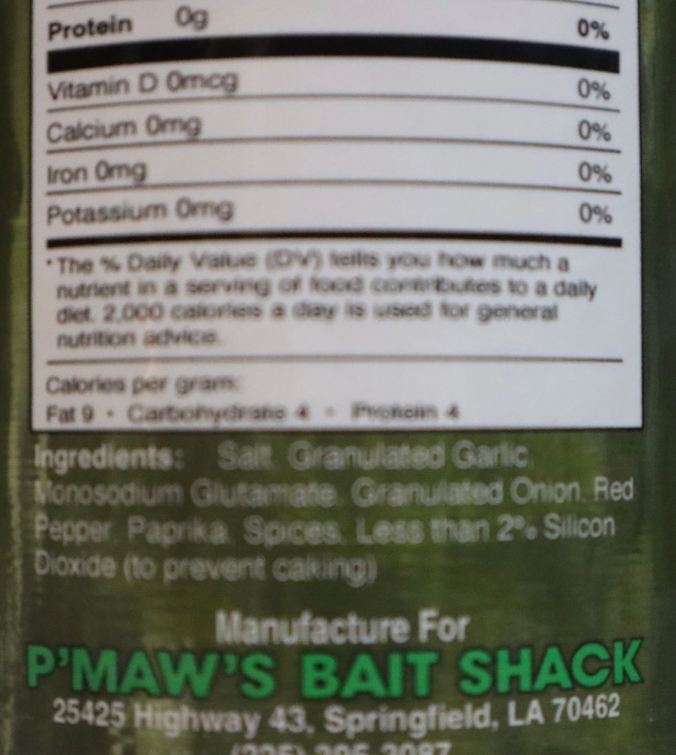 Miniaturbild: P'Maws Cajun Louisiana Season All