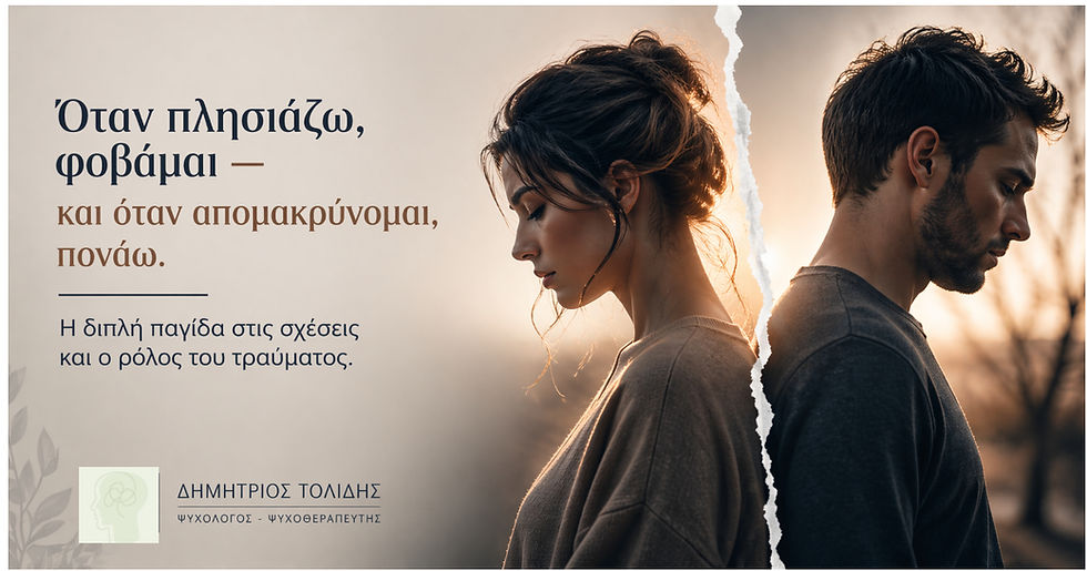 Όταν πλησιάζω, φοβάμαι — και όταν απομακρύνομαι, πονάω: η διπλή παγίδα στις σχέσεις