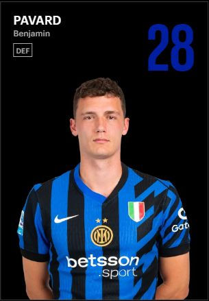 28 BENJAMIN PAVARD