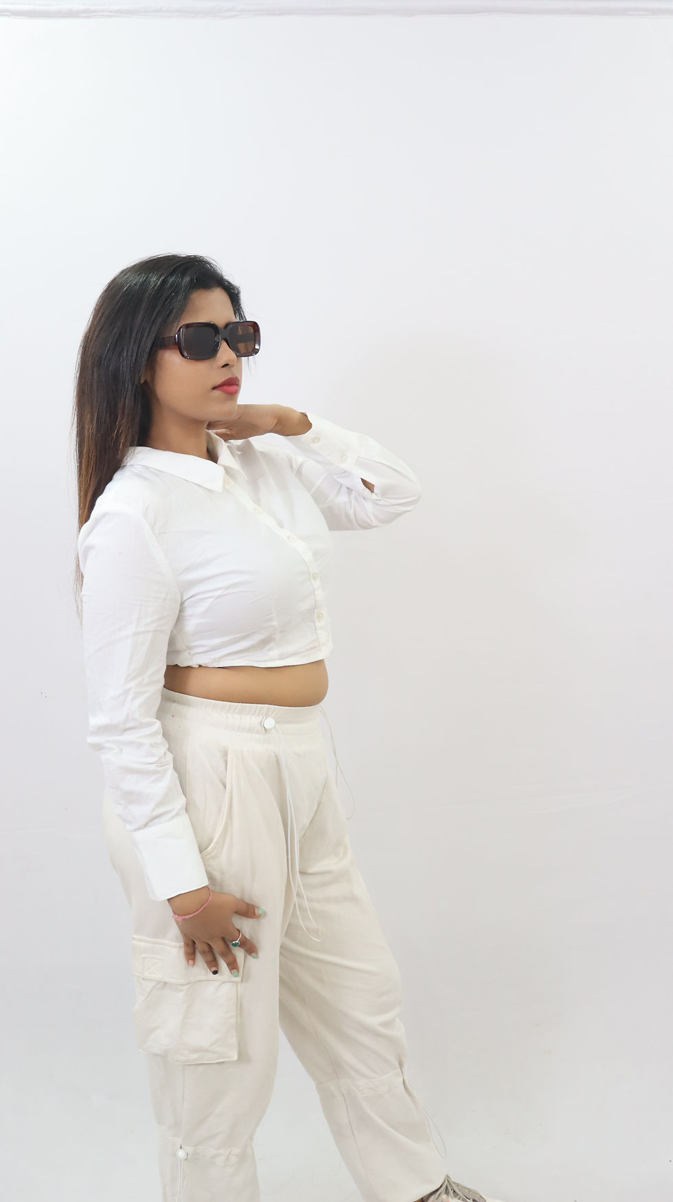 Thumbnail: 🌄 Sunrise Expedition: Retro Square UV Protection Sunglasses by OwlEyes 🕶️
