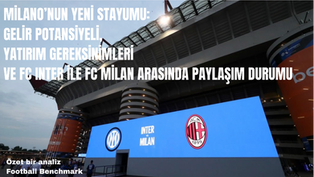 Milano'nun Yeni Stadyumu Gelir Potansiyeli, Yatırım Gereksinimleri ve Paylaşım Gerekçeleri İtibariyle Aynı Kentin Takımları İçin Bir Model Olabilir mi?