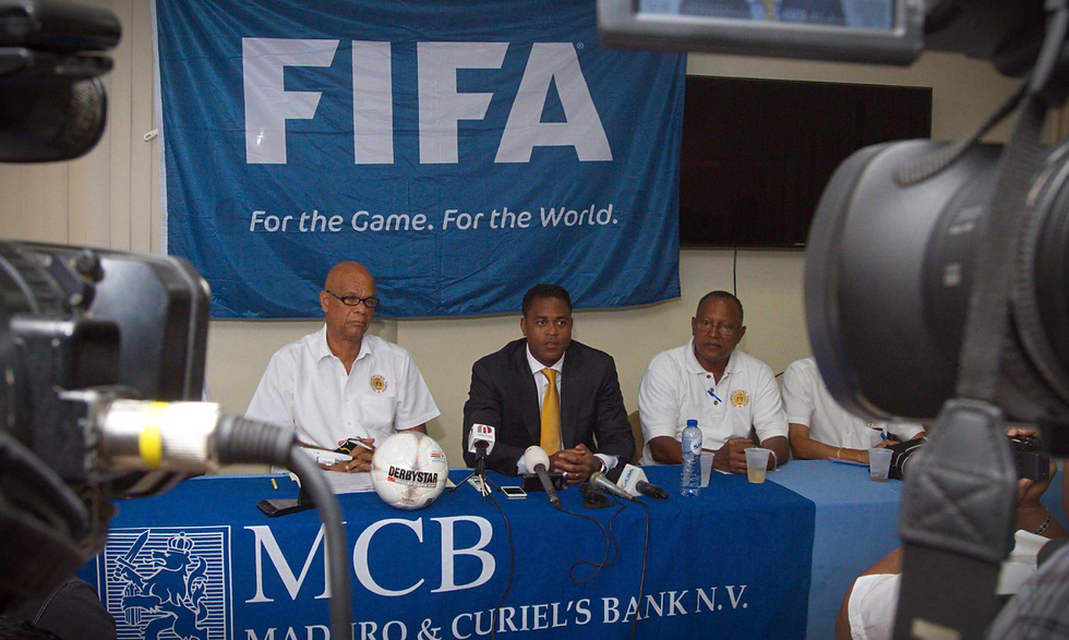 Patrick Kluivert Curaçao için ilk gününde. Fotoğraf: Prince Victor/EPA