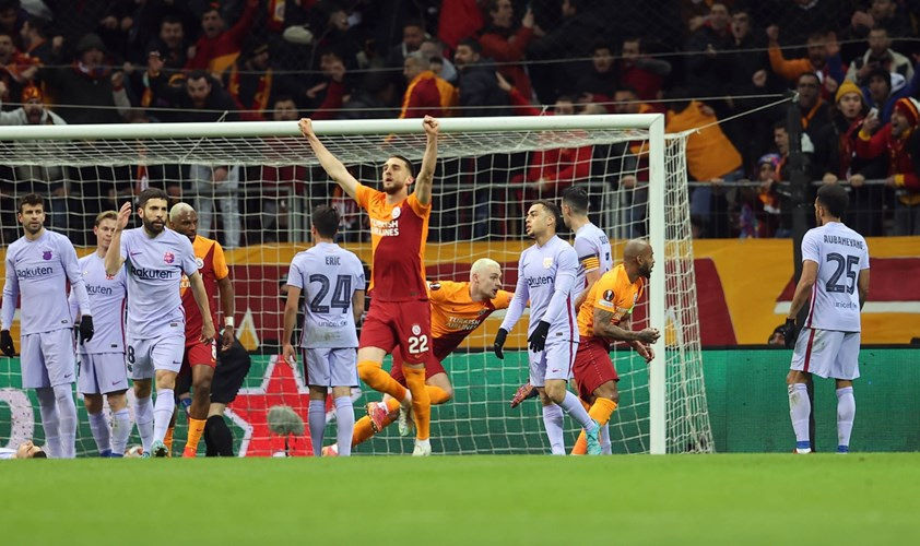 2022 yılındaki Avrupa Ligi eşleşmesinden. Fotoğraf: Galatasaray Resmi