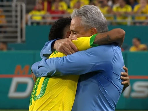 Neymar faz 1 Gol ,mas o Brasil empata com a Colombia em Amistoso.