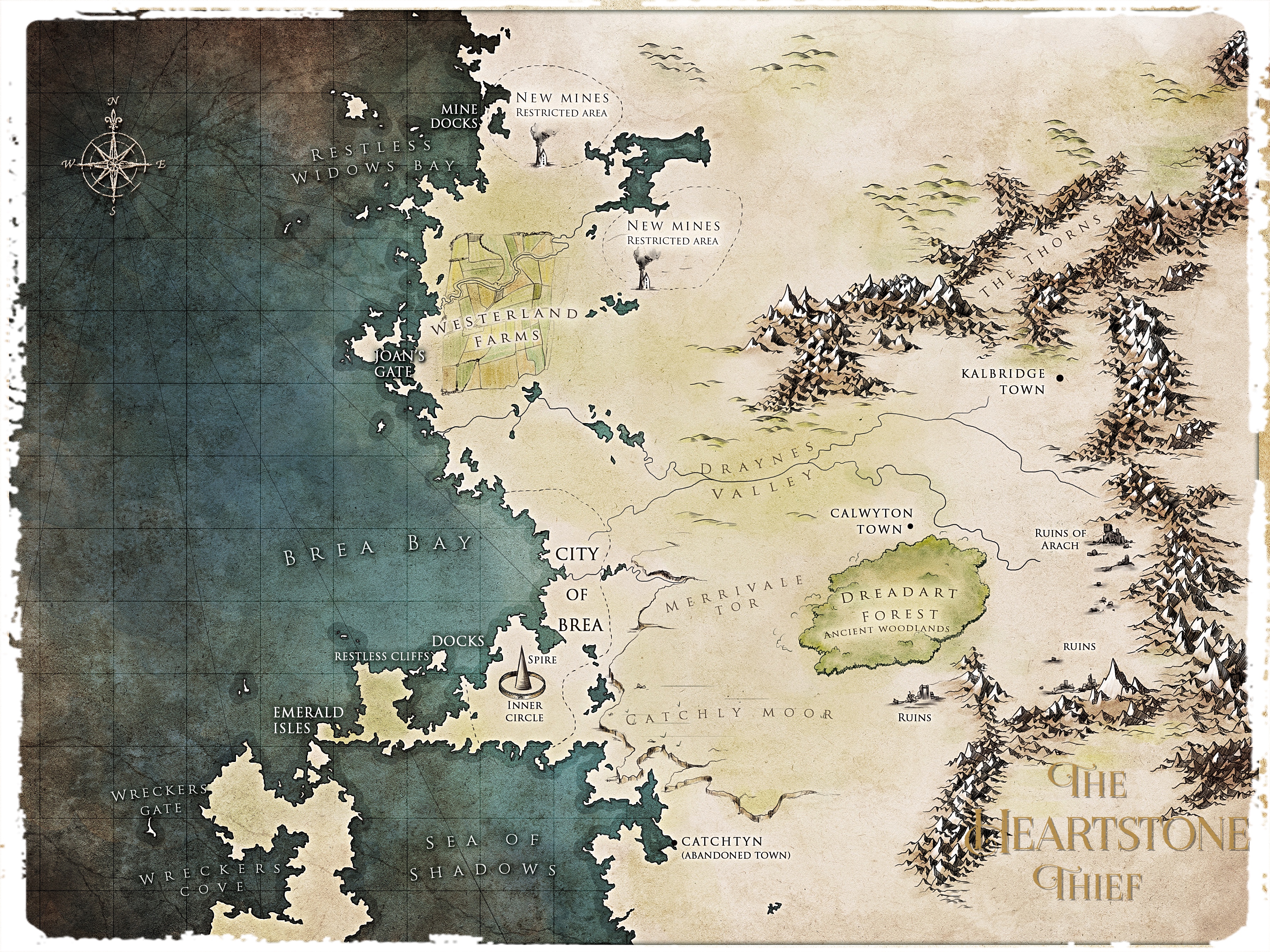 Map of Ellenglaze