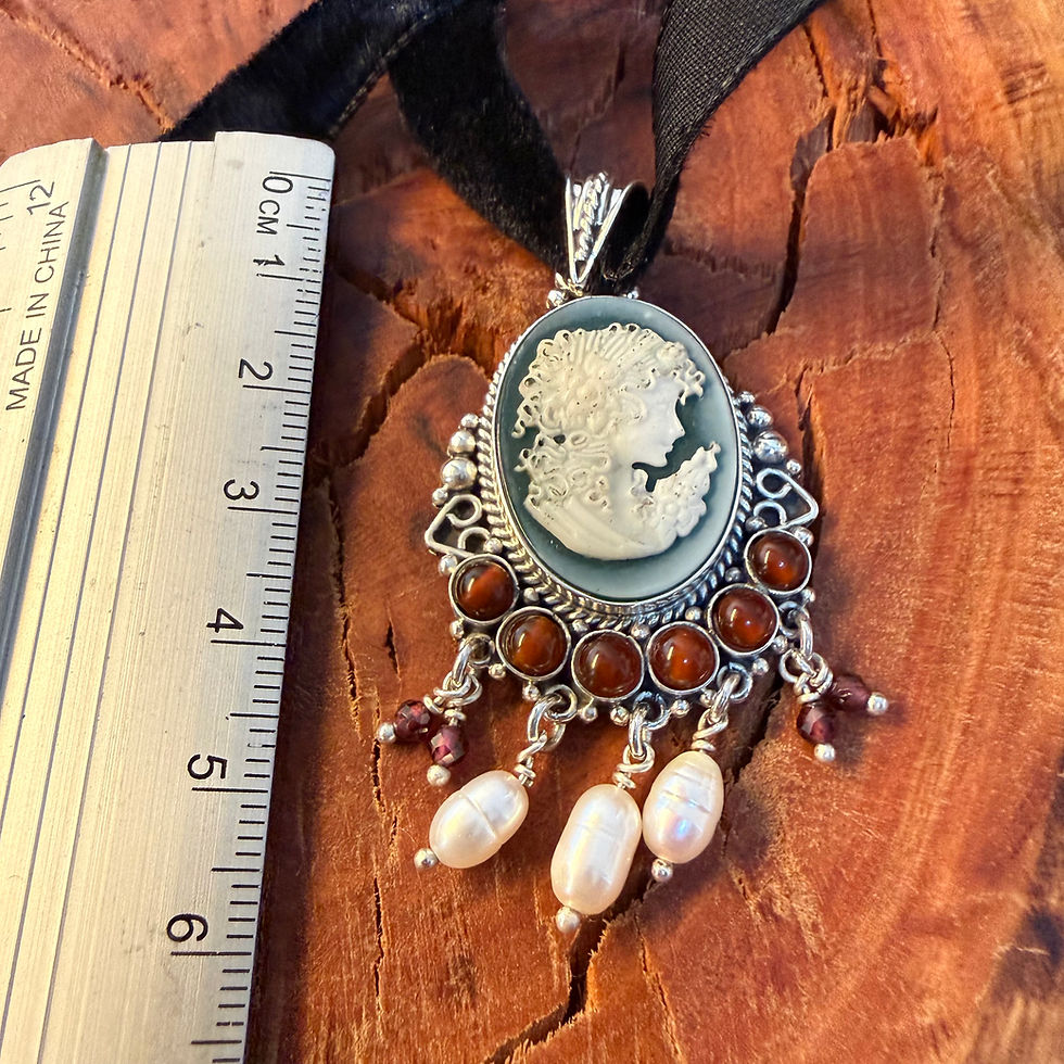 Miniatura: Pingente camafeu extra 