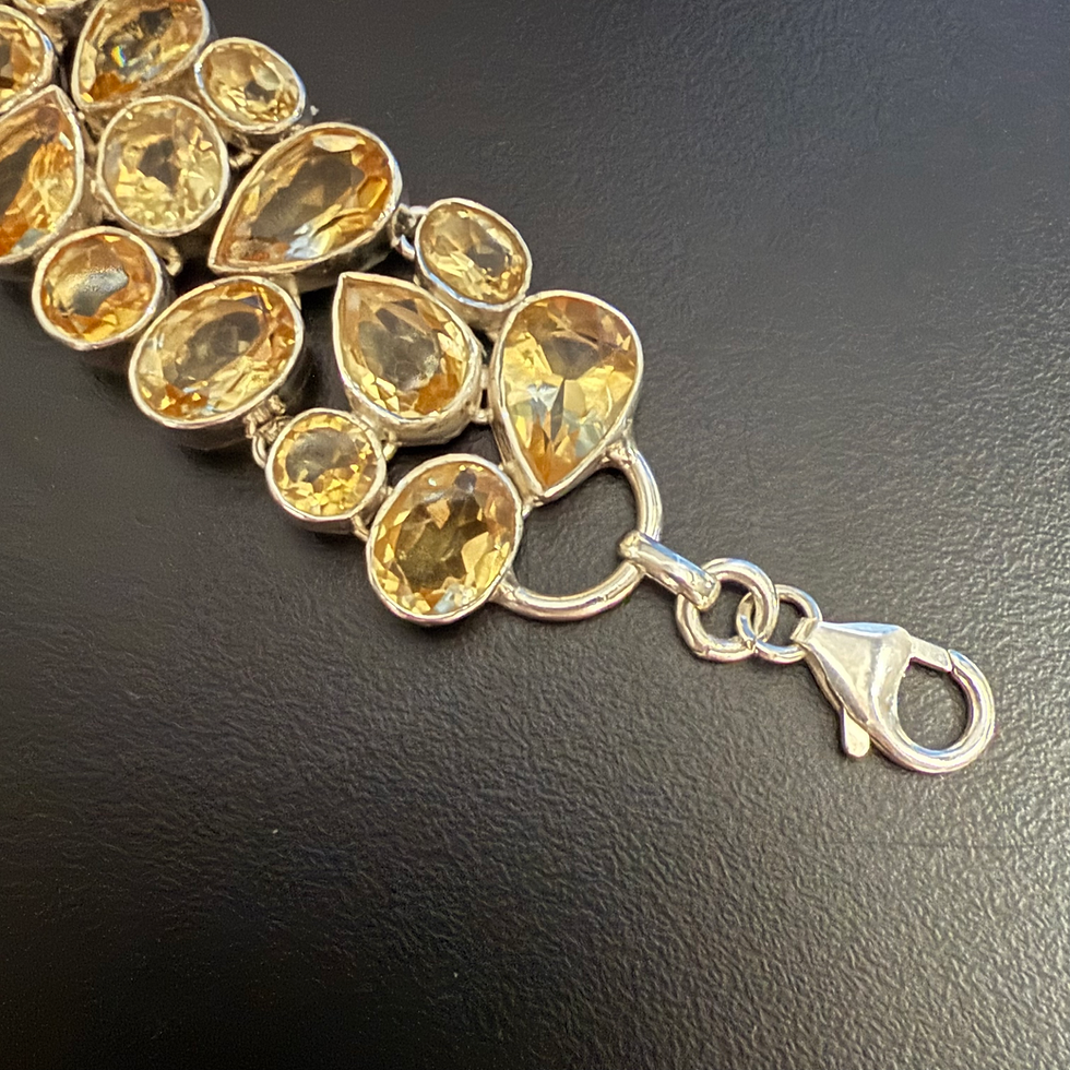 Miniatura: Pulseira citrinos LF3