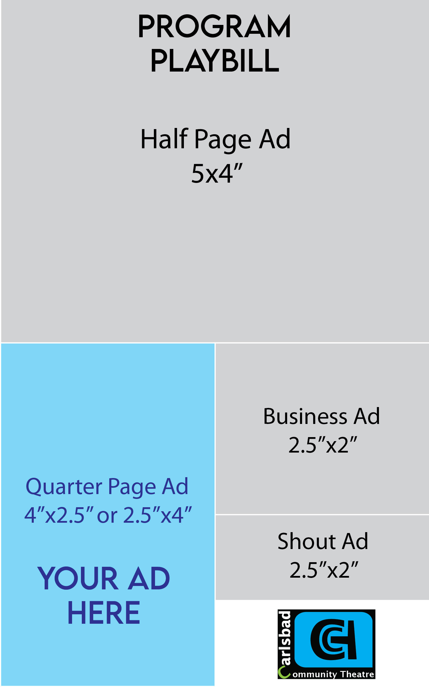 Playbill Quarter Page Ad