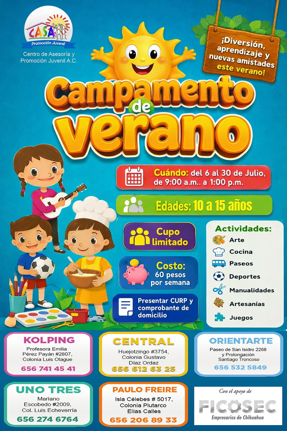 ¡Diviértete en tus vacaciones!