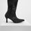 Thumbnail: COWBOY BOOTS in black cowhide
