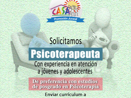 Solicitamos psicoterapeuta