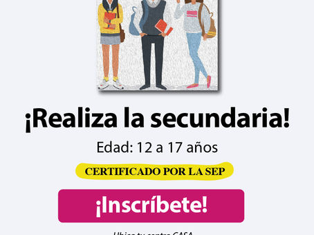 ¡Haz tu secundaria!