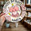 Thumbnail: Custom gingham checked ceramic handmade birthday plate personalized 