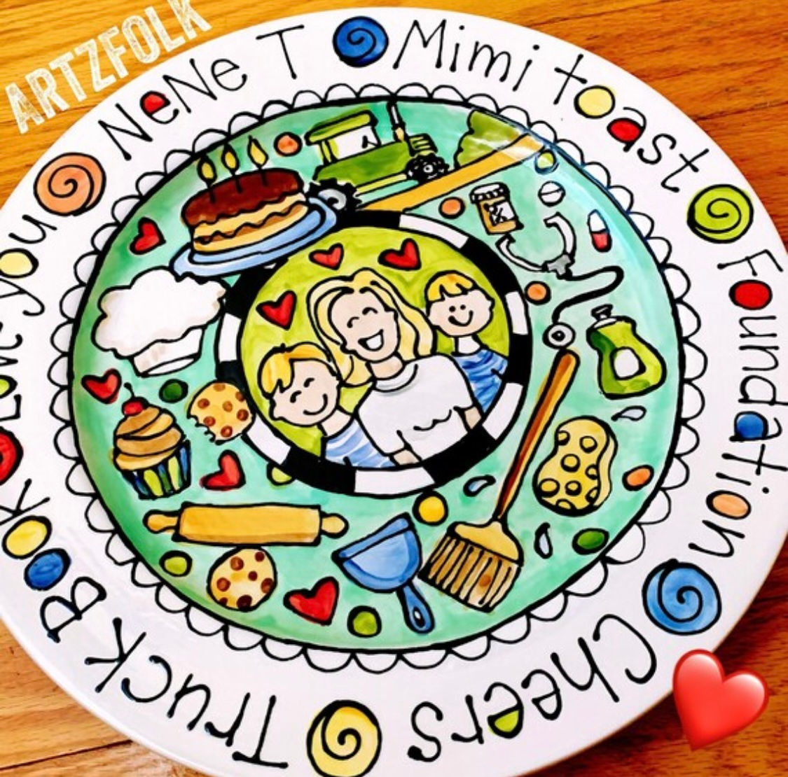 Custom Family platter story art