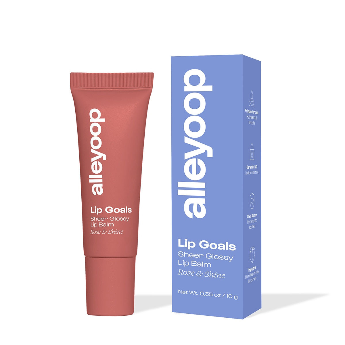 Lip Goals Triple Peptide Gloss - Rose + Shine 