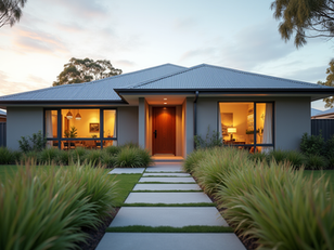 Buyer's agent in Adelaide reviewing property listings with a home buyer client