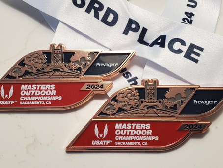 Results from the 2024 USATF Masters Outdoor Track & Field Championship in Sacramento, CA – 18-21Jul’24: