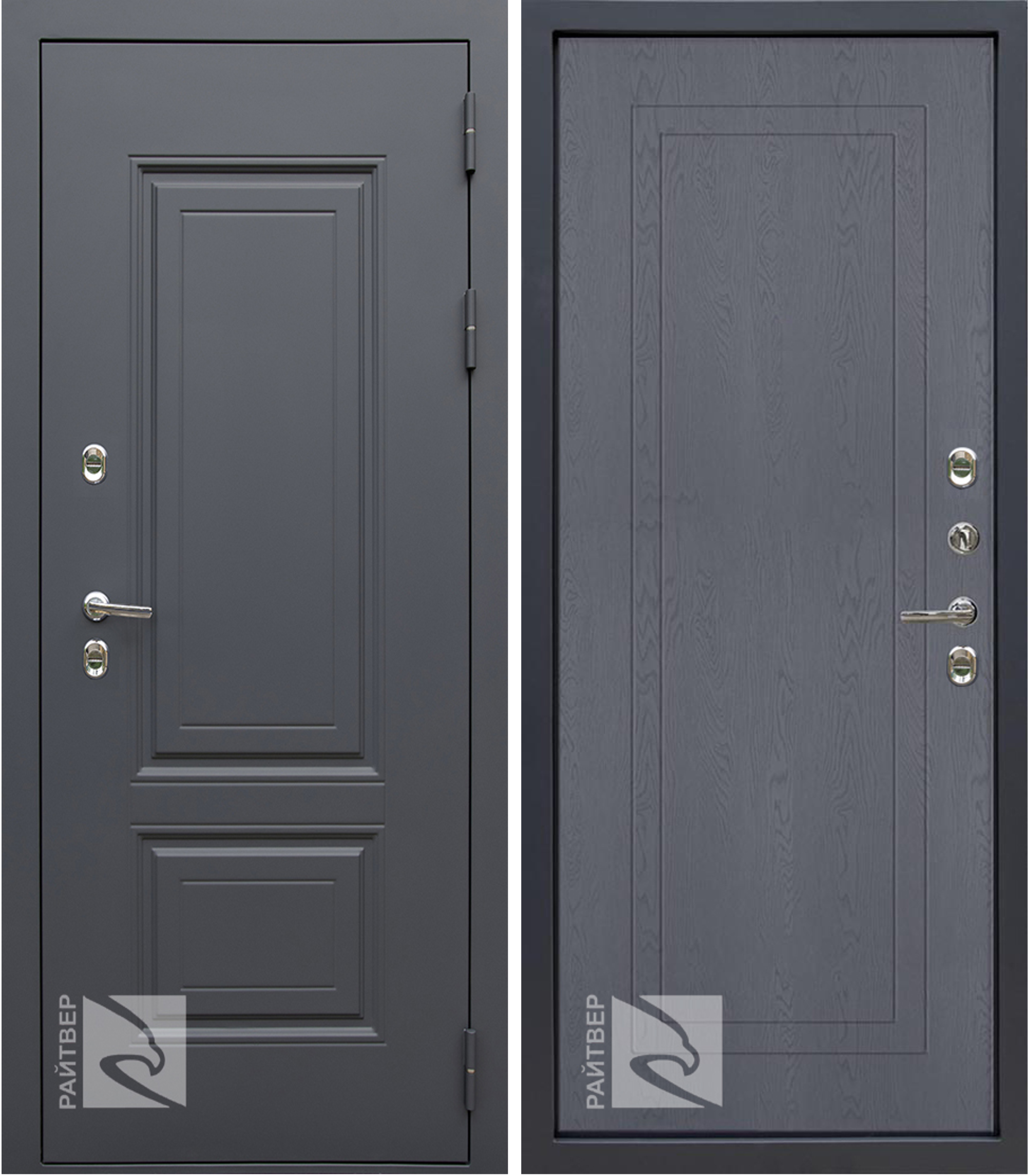 Купить входную металлическую дверь с терморазрывом Райтвер Консул 9005 термо