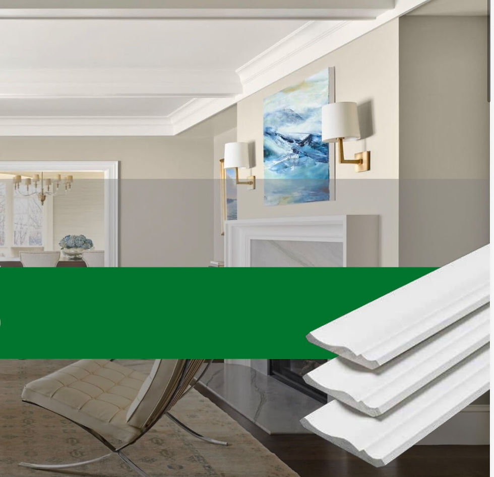 Primed finger-joint Taeda pine crown mouldings, wholesale by Ryan Home & Millwork (1)