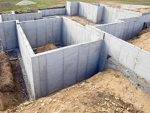 new home foundation excavation