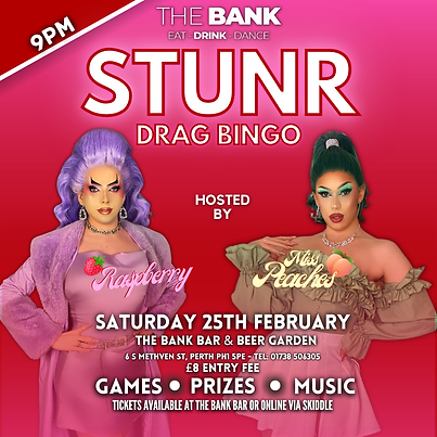 Stunr Drag Bingo - Sat 25th Feb