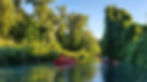 Canoë dans la réserve naturelle du Haut-Rhône Français