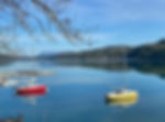 Bateau sur le lac de Paladru