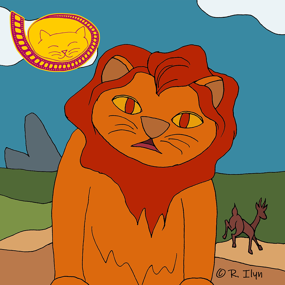 Illustration of Lion King Mufasa from the movie "The Lion King"