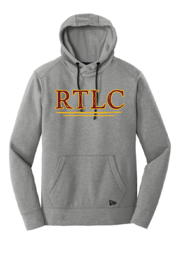 New Era® Tri-Blend Fleece Pullover Hoodie • NEA510 • shadow grey heather