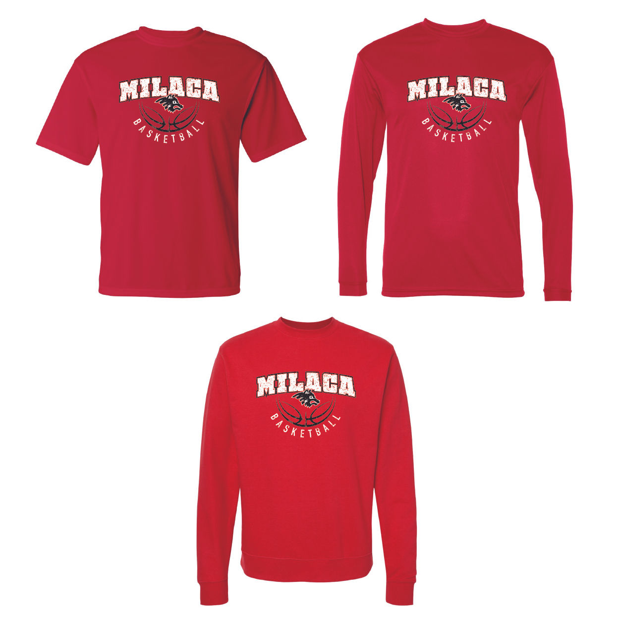 Package 1- Crew Neck, Long Sleeve, T-Shirt - MBB