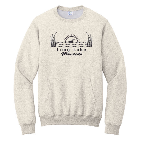 Port & Co™ Core Fleece Crewneck Pocket Sweatshirt - PC78PKT - LL