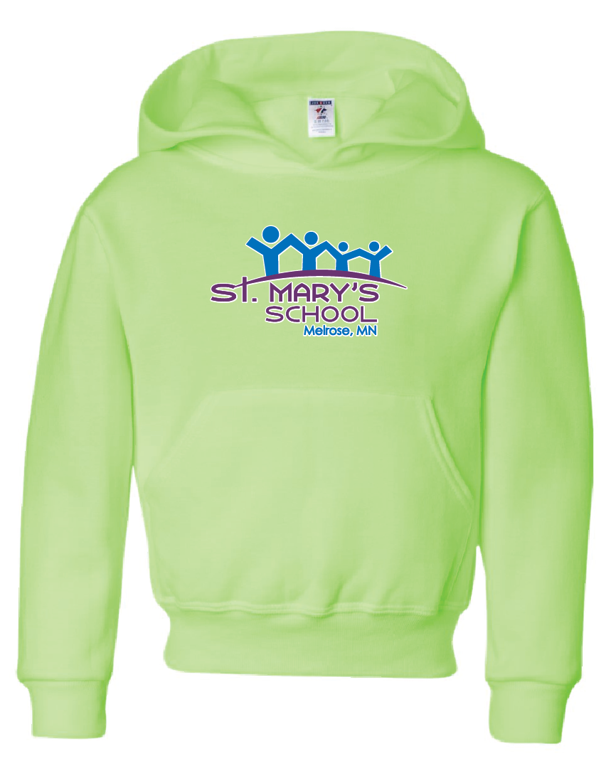 Thumbnail: Jerzees - NuBlend Youth Hooded Sweatshirt
