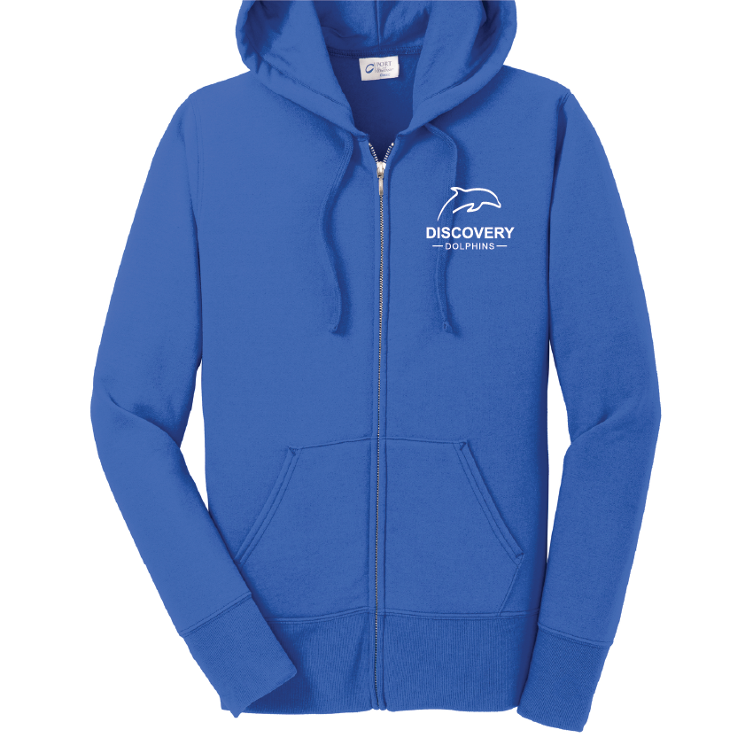 Port & Company® Women's Core Fleece Full-Zip Hooded Sweatshirt - DS - LPC78HZ