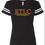 Thumbnail: LAT - Women's Football V-Neck Fine Jersey Tee - 3537