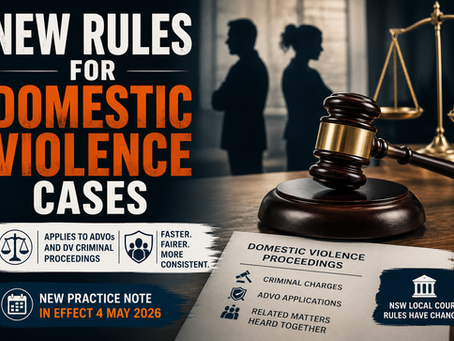 New DV Rules - Why Your First Court Date Is Crucial